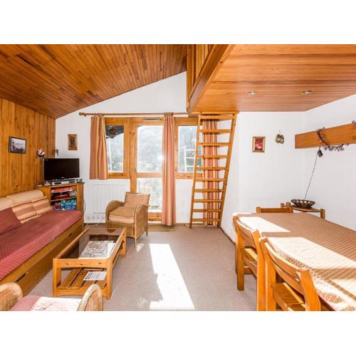Charmant T2 Montchavin La Plagne, 36m², balcon sud, proche pistes et commerces, parking gratuit - FR-1-329-83