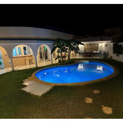 Charmante villa de 4 chambres au deux oueds hammamet