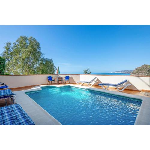 Charming house with sea view, Nerja and private pool
