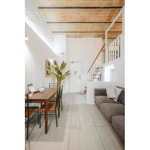 Chic Poble Nou Loft Terrace & Close to The Beach