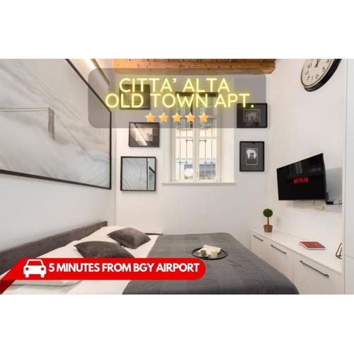 Città Alta Home - 5min from BGY Airport-AC-WiFi