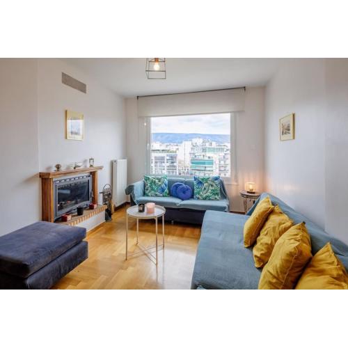 City view roof top apt 10min from Acropolis museum