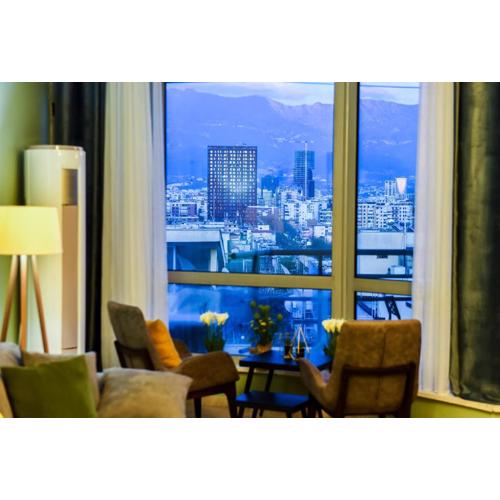 Cityscape Tirana 2BR Kavaja St, 11 FL, Dajti View