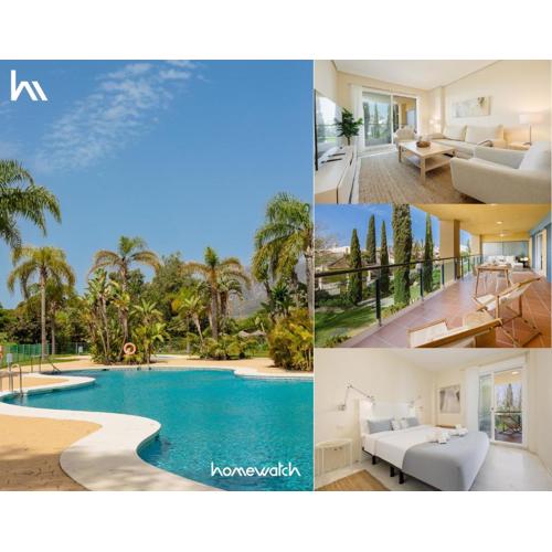 Coastal apartment, with swimming pools and close to the beach, in the tourist Bahia de Marbella