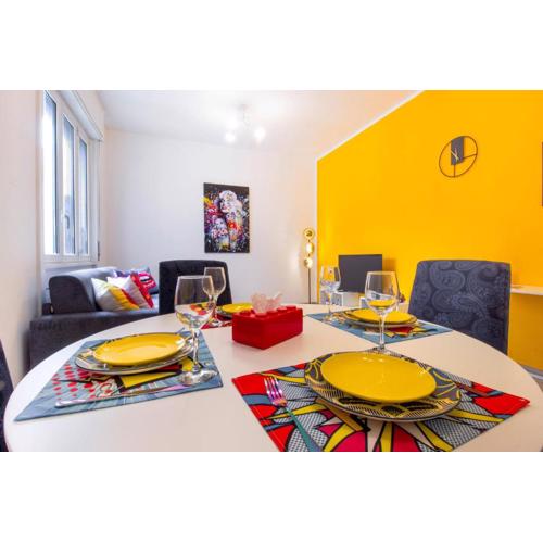Color Vibes Como Centro Lago - Ampio Appartamento WiFi AC