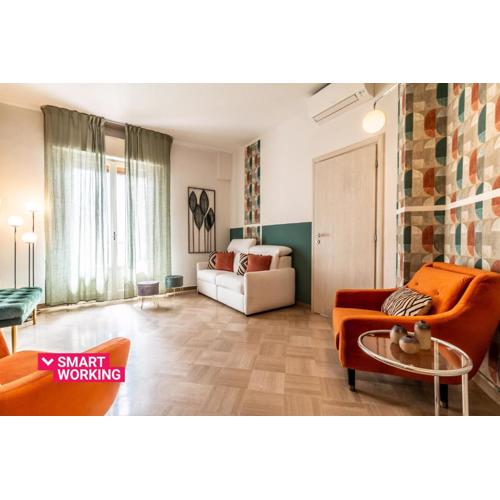 Colorful apartment in Riva di Reno by Wonderful Italy