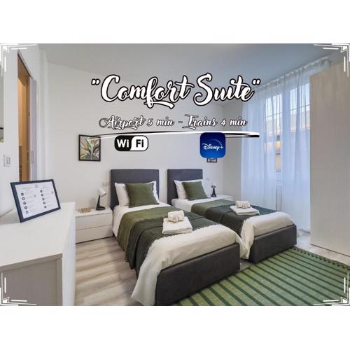 Comfort Suite - Airport 5min - AC - Smart TV