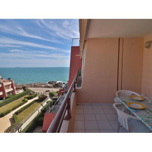 Confortable 27m² avec WIFI, loggia et parking à Sète - FR-1-472A-205