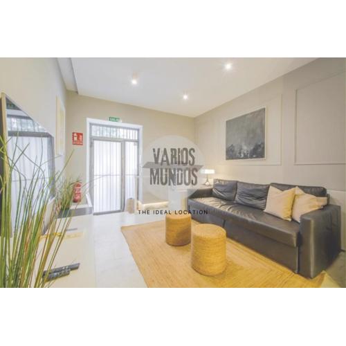 Cool Duplex Bajo Apt 7pax cerca de Tirso de Molina E2