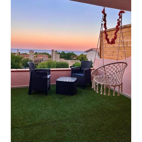 Costa Rei - Golden Seashell - home just 500 m from the beach, garden with BBQ, sea view terrace, air conditioning, parking