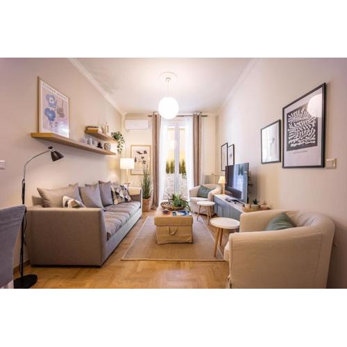 Cosy 1BR in Athens center
