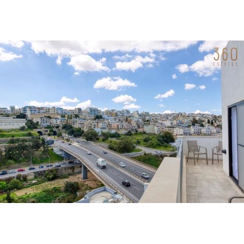 Cosy Penthouse with Terrace & views in St Julians by 360 Estates
