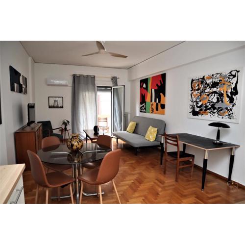 Cozy 2 Bedroom apt @Panormou Metro/Erytros Stavros