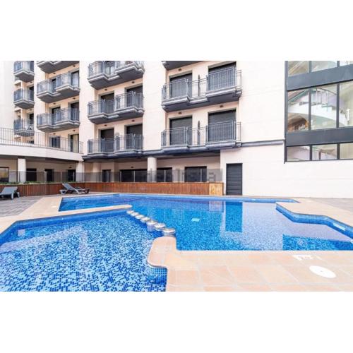 Cozy apartment with swimming pool