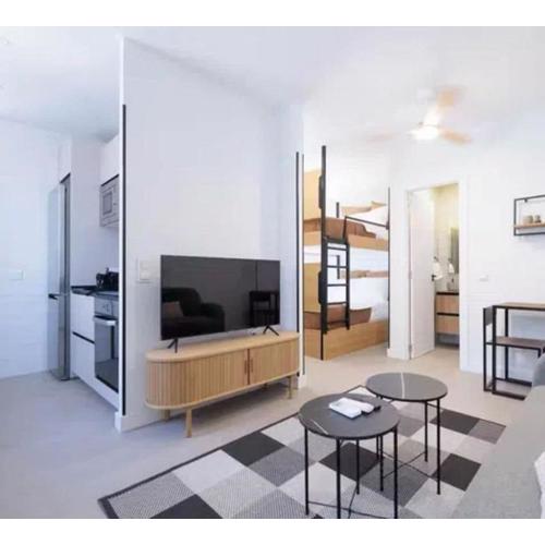 Cozy studio 2B in Ciudad Lineal for 4 pax - Zigia B