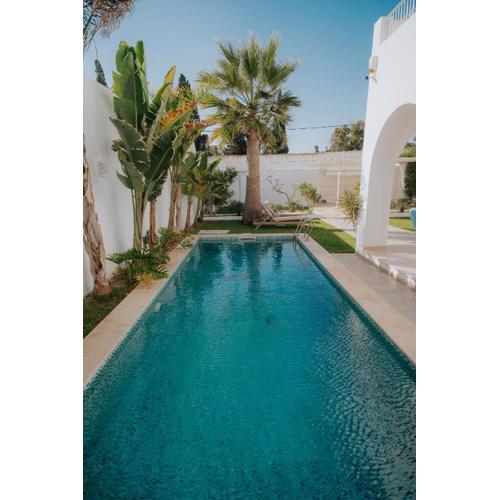 Dar Lily-Luxury & Design 4BDR Villa with Pool and Pingpong Table-Hammamet North-5mn to Beach, touristic attractions
