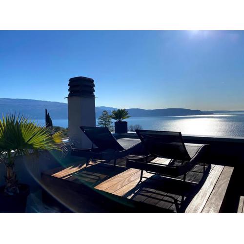 Deluxe Skylounge Design Apartment 360 grad Lake View