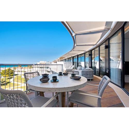 Denia Beach penthouse met zeezicht aan het strand