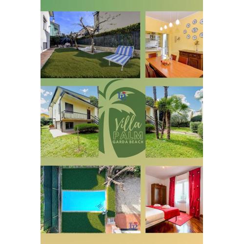 DesenzanoLoft Villa Palm Garda Beach, with garden, barbecue and pool