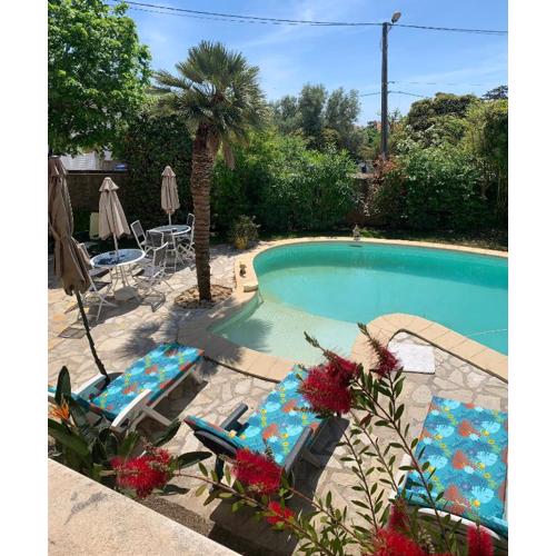 Deux chambres dans villa proche de la plage