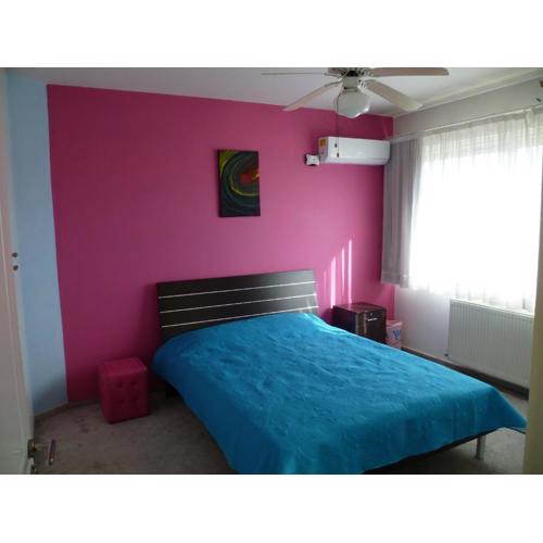 Double room with ensuite bathroom at Datacom building