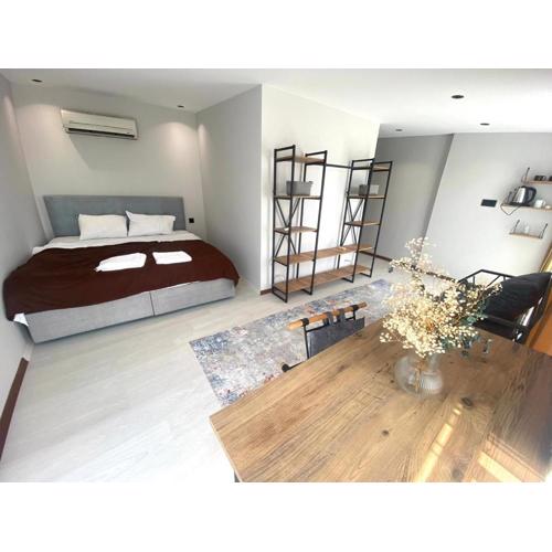 Double studio with a big balcony and nice view 51