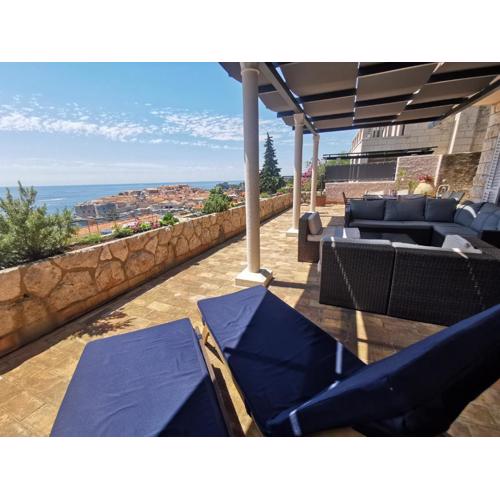 Dubrovniks best views apartment from a spacious terrace