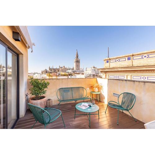 Duplex con Terraza Privada y vistas a la Catedral