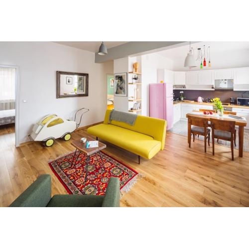 Eclectic and boutique designers apartment with parking