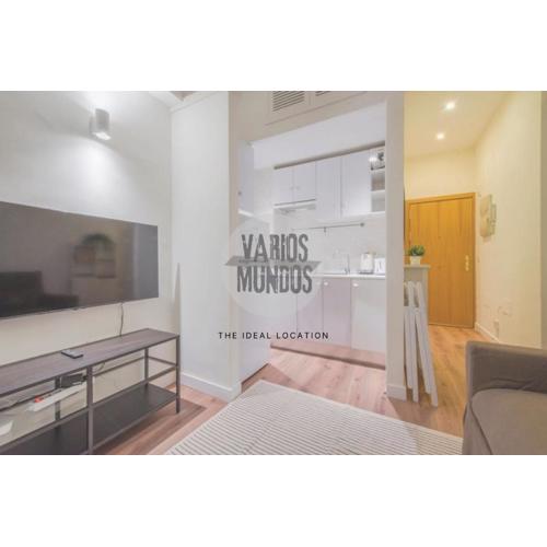 Elegante Apt para 3 en Chueca a 1 min de Gran Via