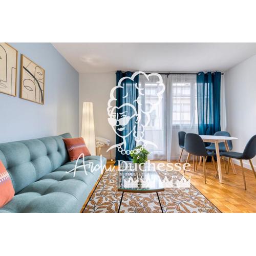 Eric joli appartement rénové avec double balcons