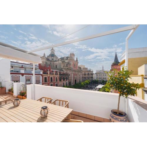 Espectacular Ático Duplex - terraza Plaza del Salvador