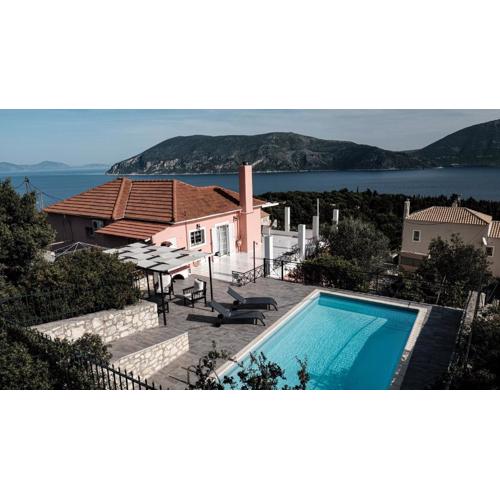 Evreti Villa with Stunning views, near Fiscardo