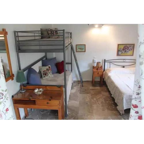 Family friendly apartment with a garden view