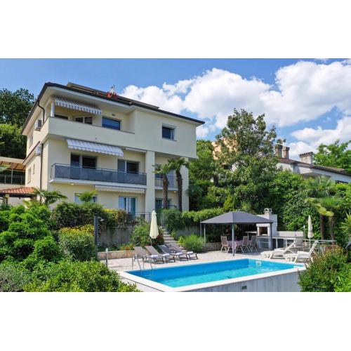 Family-friendly apartments with swimming pools Opatija - 7916