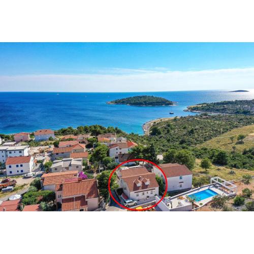 Family friendly house with a swimming pool Zecevo Rtic, Rogoznica - 10307