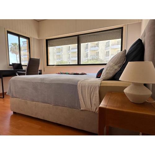 Family friendly seaside apartment with pool and office