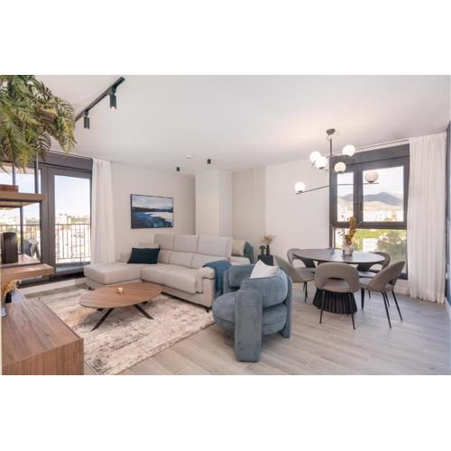 Fantástico piso con vistas y terraza 6 personas cerca del centro