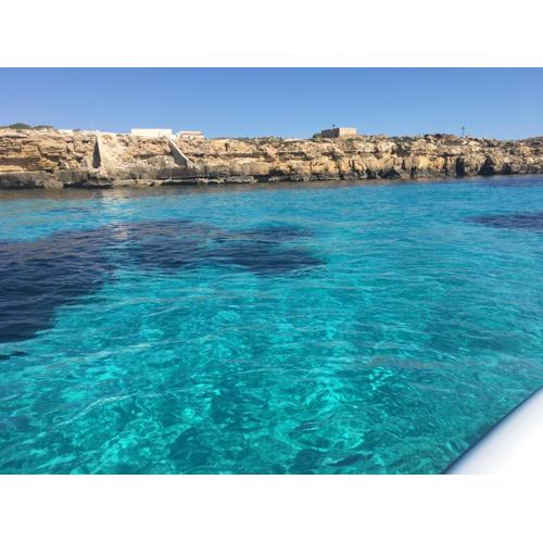 Favignana Margothouse white blue arancio