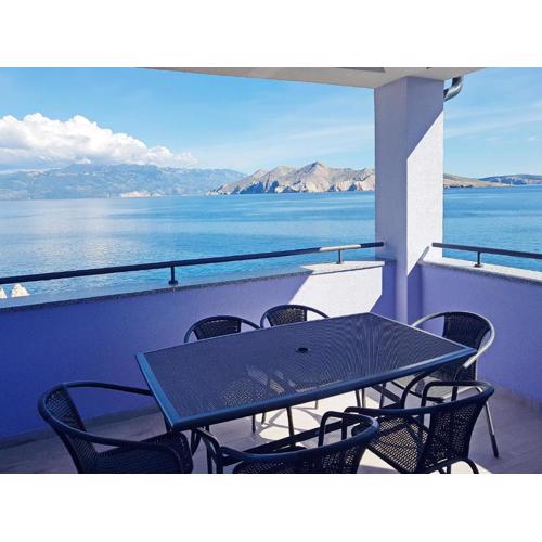 Ferienwohnung in Baška mit Eigenem Balkon - b59640