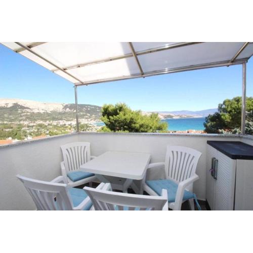 Ferienwohnung in Baška mit Eigenem Balkon und Meerblick - b59623