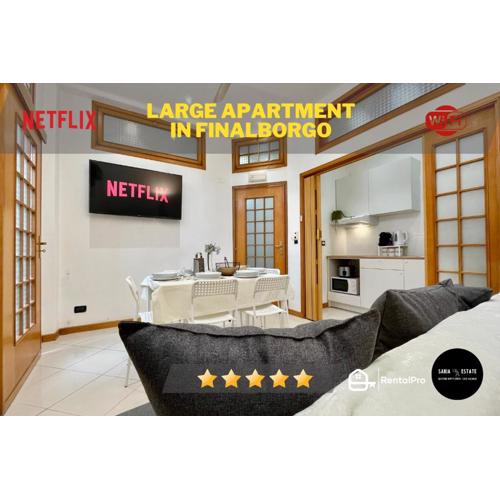 [Finalborgo] Outdoor&Sea, three-room flat w/Wifi