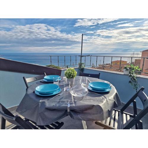 Free Parking Sanremo - Panoramic Terrace with Sea View