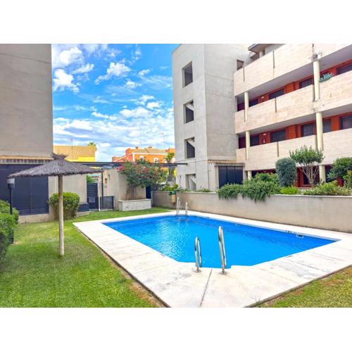 Fuentebravia Apto Playa piscina y parking gratis