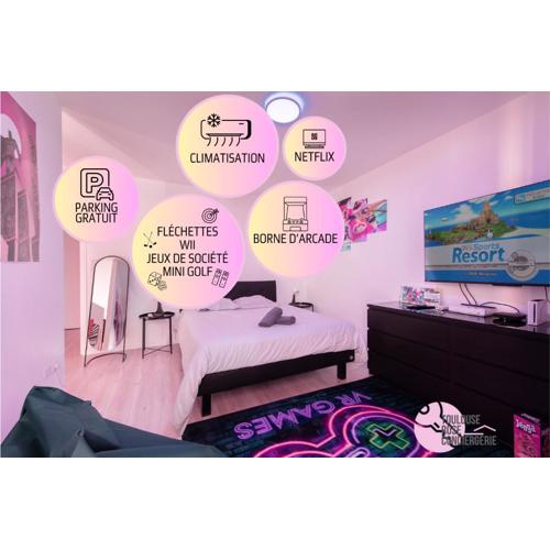 Gaming flat à Toulouse centre avec parking gratuit