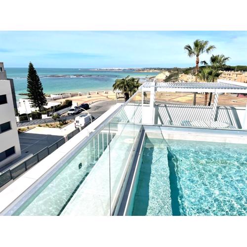 GATU PREMIUM Sandia Beach lujo junto al mar, parking y piscina común,\