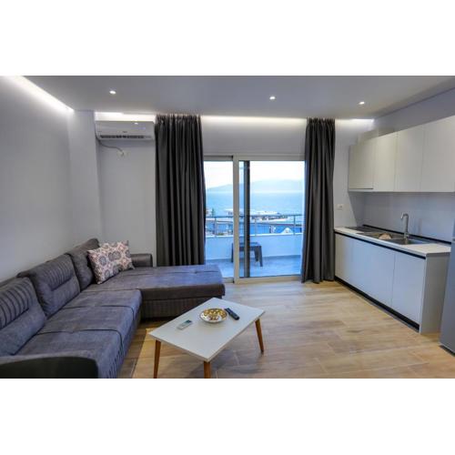 Gjoka Apartments, in front of Bougainville Bay Sarande