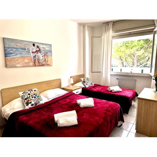 Golden sunset apartment