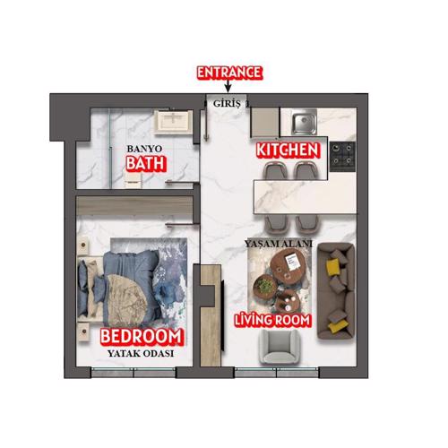 GÖLHİSAR MAVİ KONAK APART OTEL
