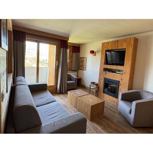 Grand Appartement 5 Pièces, 10 Pers, Accès Direct Pistes, Piscine Chauffée, Belle Plagne - FR-1-181-2806